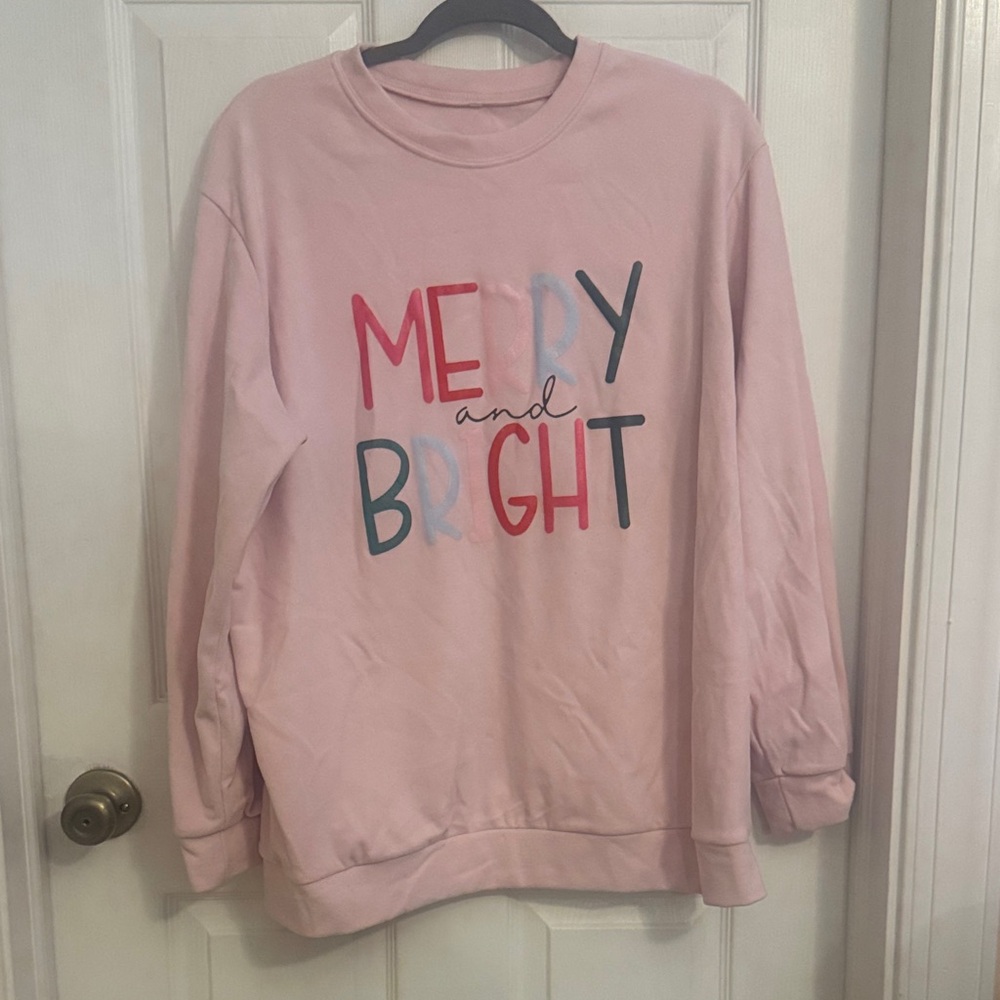 Pink Merry and Bright Women's Sweater